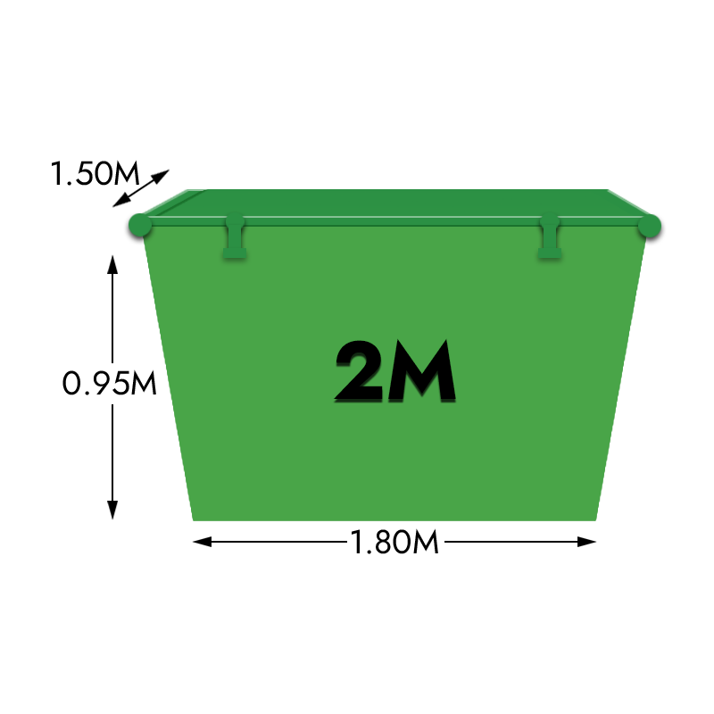 2m³ Skip Bin